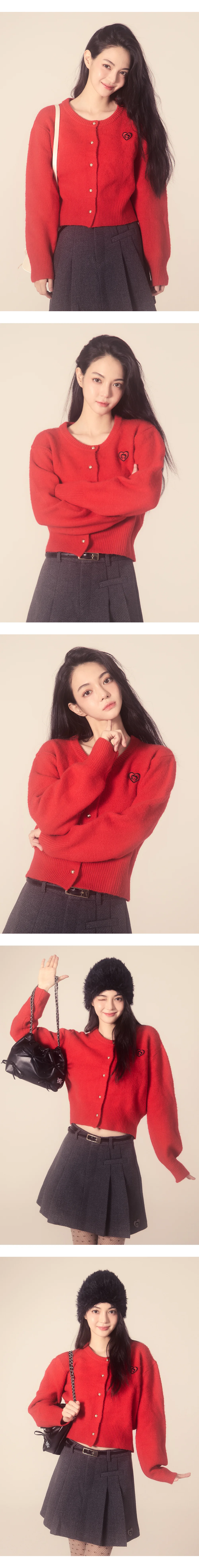 Tシャツ・カットソー ULKIN CANVAS Betty Boop Square Neck Tight Knit Red 2506UCWWK Betty Boop Button Down Jersey Tee - Red | Fashion Nova